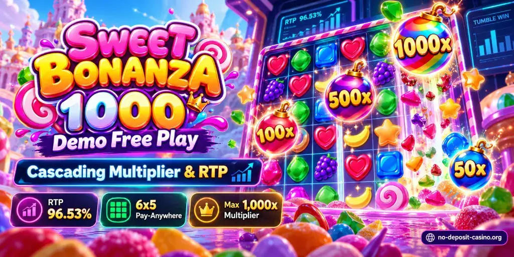 Sweet Bonanza 1000 Demo Free Play Banner